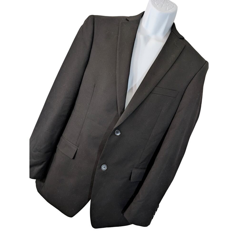 ALFANI! RICH BLACK TAILORED SLIM FIT, ELEGANT & CLASSIC BLAZER, JACKET! SZ 38L